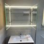 Hib Cayla Illuminated Slimline Led Mirror Cabinet Image 4