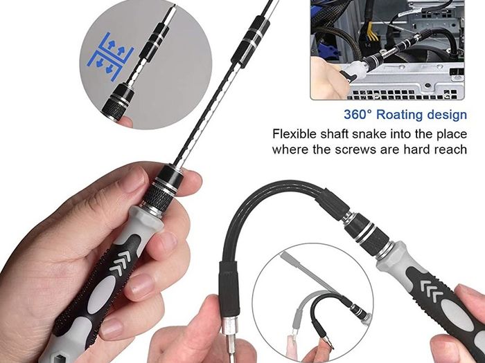 DIY Tool kit Precision Screwdriver Set 127 in 1 Pry Hand Tools for Fixing Computer,Mobile Phone,PC Laptop,Tablet,iPad,Watch, Jewelry, Eyeglasses,PS3,PS4,Xbox Repair Kit (FREE POSTAGE)