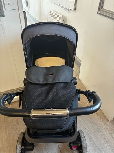 Complete sliver cross Pram system for sale