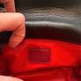 Rare all black C single flap bag. Image 7