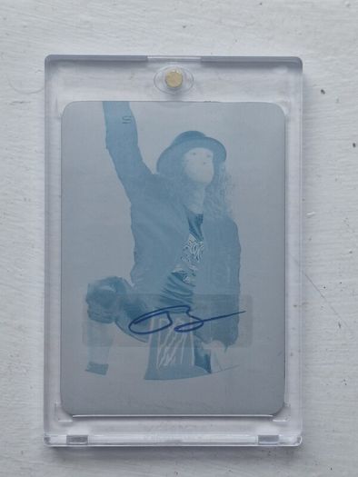 AEW 1 of 1 trading card - Marko Stunt Cyan Printing Plate