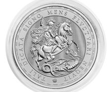 2026 UK 2 Pounds 1 oz Silver Bullion Coin - Saint George and the Dragon BU (In Capsule)