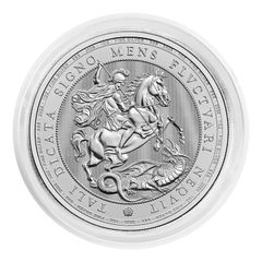 2026 UK 2 Pounds 1 oz Silver Bullion Coin - Saint George and the Dragon BU (In Capsule)
