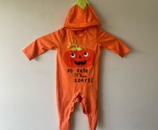 Pumkin costume with hat (0-3 months)