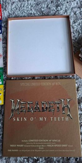 Megadeth Skin Of My Teeth Limited Edition 10 Box Set, 1992 UK