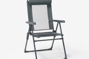 Comfortable, folding, reclining camping chair