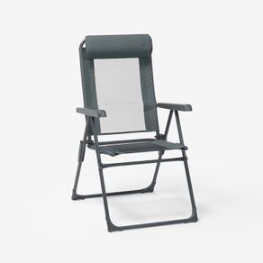 Comfortable, folding, reclining camping chair
