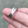 Interlocking Sheffield Sterling Silver Rings Image 4