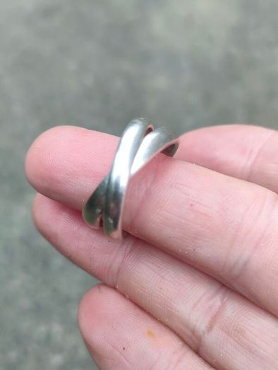 Interlocking Sheffield Sterling Silver Rings