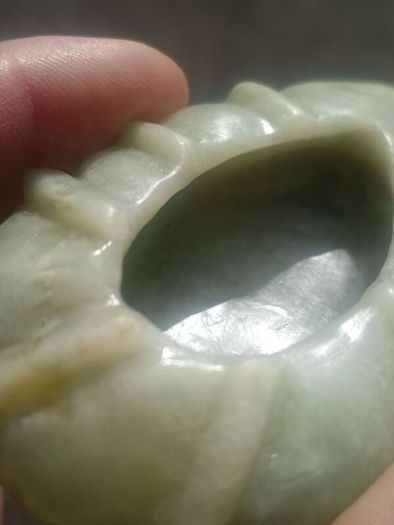 Qing Dynasty Jade Brush Washer