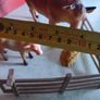 Vintage Toy Farm Playset of 2 cows Plastic Animals Image 5