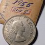 South Africa Silver Florin 1955 Image 2