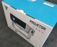 New Smart Projector Built-in Apps, Android 14, Native 1080P 4K Supported WiFi 6 Bluetooth 5.2, 28000 Lumens, Low Fan Noise (<30dB), Home Cinema Projector for iOS/Switch /PS5
