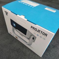 New Smart Projector Built-in Apps, Android 14, Native 1080P 4K Supported WiFi 6 Bluetooth 5.2, 28000 Lumens, Low Fan Noise (<30dB), Home Cinema Projector for iOS/Switch /PS5