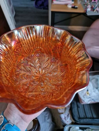 Carnival Glass Sweet Dish