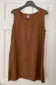 Vintage Ghost London Embroidered Dress/Tunic - Size M