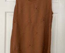 Vintage Ghost London Embroidered Dress/Tunic - Size M