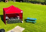 NEW commercial 3x3m pop-up Gazebo (FREE set of 3 side panels)