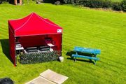 NEW commercial 3x3m pop-up Gazebo (FREE set of 3 side panels)