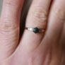 Vintage sold Gold  9c and silver Ring 1,8g Image 4