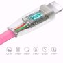 Pink 1m Zinc Alloy Data Sync / Lightning USB Cable for iPhone 7 6 6s Plus 5 Image 2