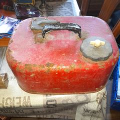 Old Steel Petrol Tank commonly used for Outboard Boat Motors in the 70s and 80s Postage Available or Collection on all my items