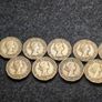 Full Date Run 1953 To 1967 Elizabeth Ii Three Pence Image 7