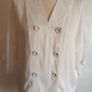 ASOS WHITE Silk Kimono Top UK10 New With Tags & Packaging Blouse CAN POST Image 2
