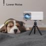 1080P Supported Portable Projector with Tripod, 65000 Hours Multimedia Home Theater Movie Projector, Phone Projector Compatible with iOS/Android/HDMI/PC/TV Stick/USB/PS5 Image 3