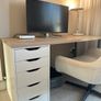 Ikea Lagkapten / Alex Desk, White Image 4