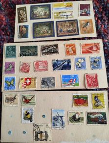 Vintage International Stamp Collection - Malta, Switzerland & Australia