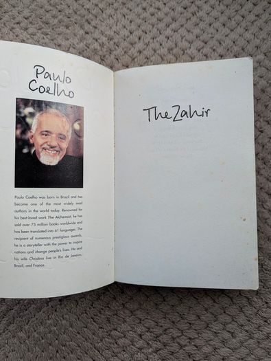 Paulo Coelho The Zahir A Novel of Obsession Bestselling Paperback HarperCollins