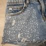 Girls rhinestone shorts Image 2
