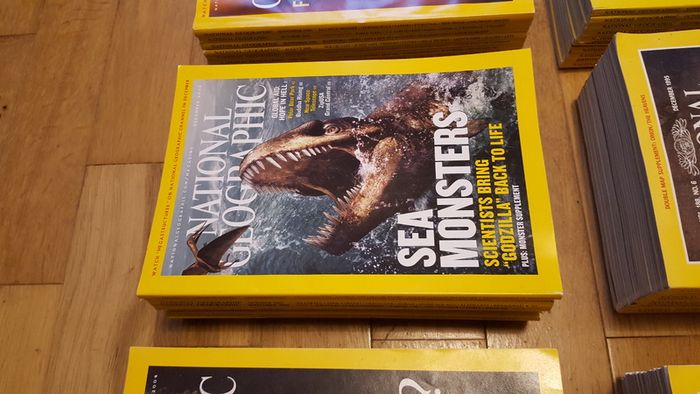 National Geographic magazines x 400 from early 20th century to 2009