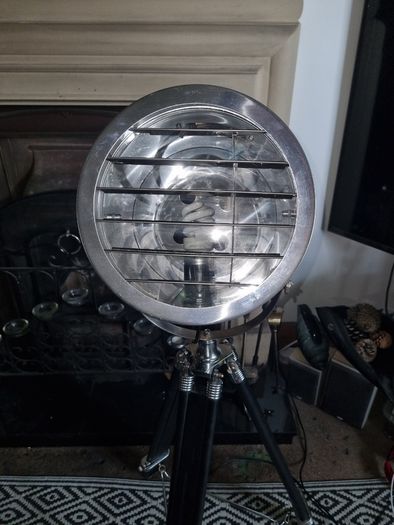 The Nautical is a large floor lamp with a tripod design