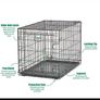 Foldable Dog Crate Medium Image 3