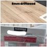 Driftwood laminated click flooring Image 5