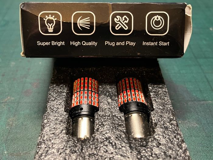 Car, Van, Bike, Dual LED Tail and Brake Light Bulbs