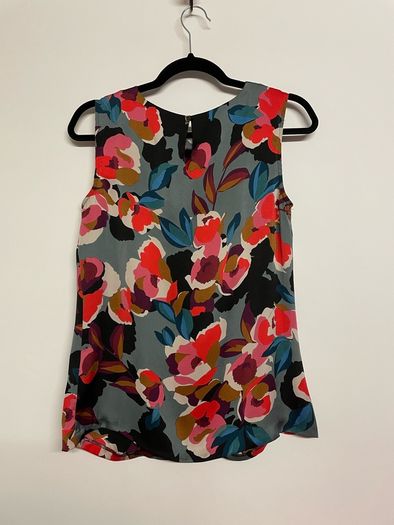 Clements Ribeiro sleeveless blouse, size 10.