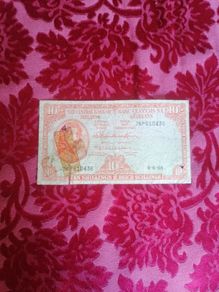 1968 Ireland Ten Shillings Banknote