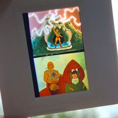 2 Rare Vintage He-man 35mm Film Cell Slides