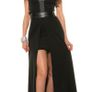 2in1_Dress_with_emboidry_patterns__Color_BLACK_Size_S Image 2