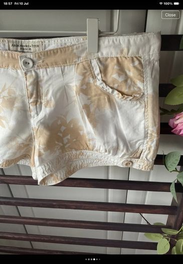 shorts Abercrombie & fitch linen mix low rise shorts us8 uk 12