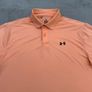 Orange Under Armour Golf Polo T-Shirt Image 3