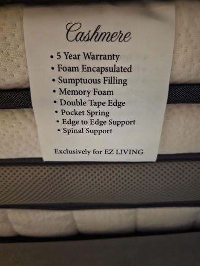 Bed and mattress