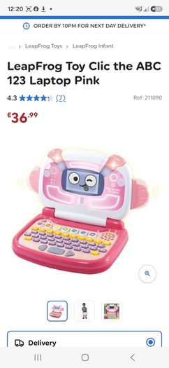 123 LeapFrog Laptop