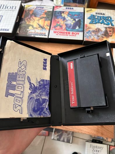 Sega Master System console and games Sonic