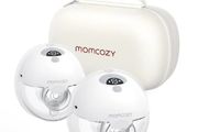 Unopened Momcozy DOUBLE M5 Grey Wearable Electric Breast Pump.