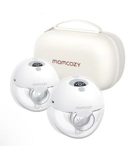 Unopened Momcozy DOUBLE M5 Grey Wearable Electric Breast Pump.