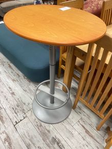 Tall pine round table